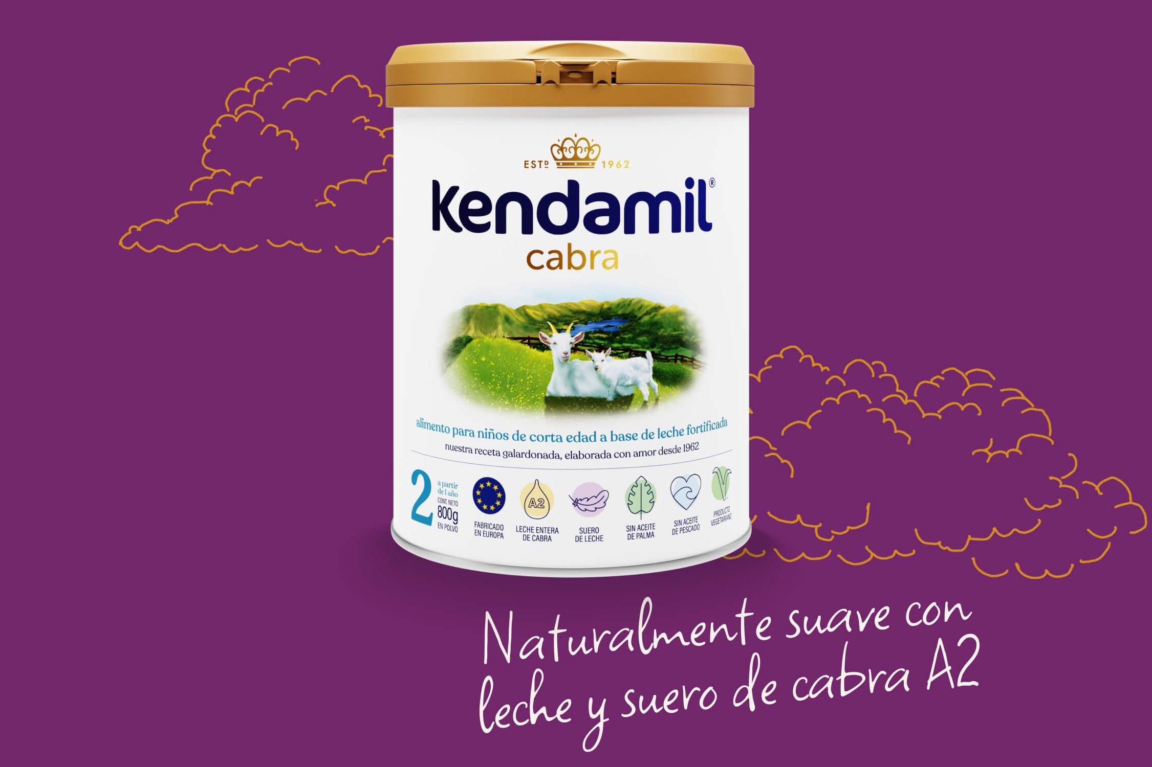 Fórmula infantil a base de leche de cabra