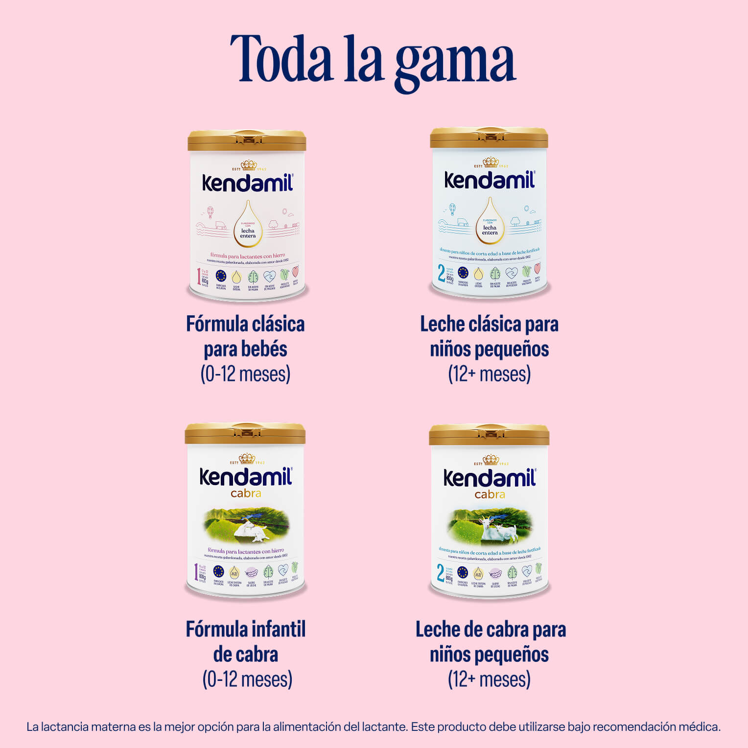 Formula Infantil Kendamil Clásica 0-12 meses