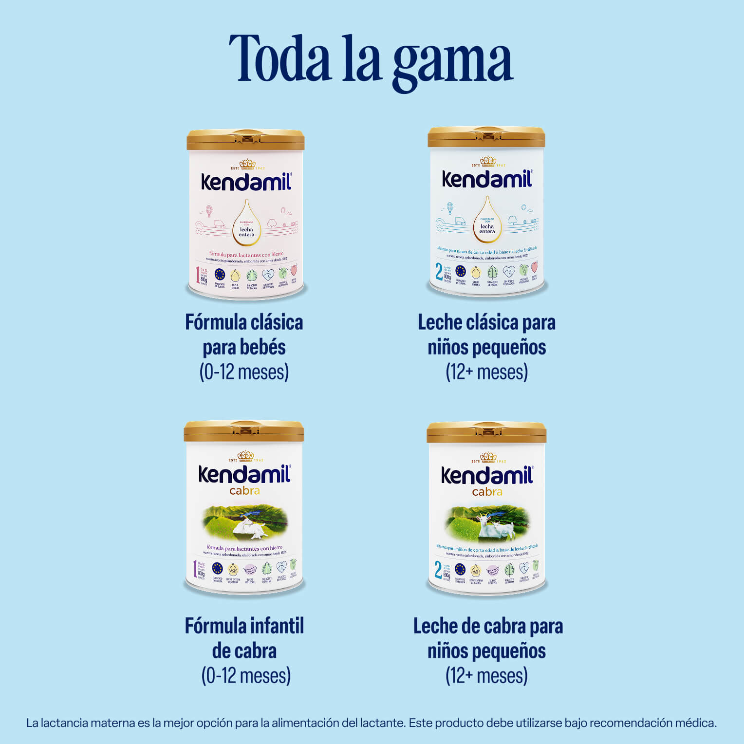 Alimento Lácteo a partir de 1 año Kendamil Clásica