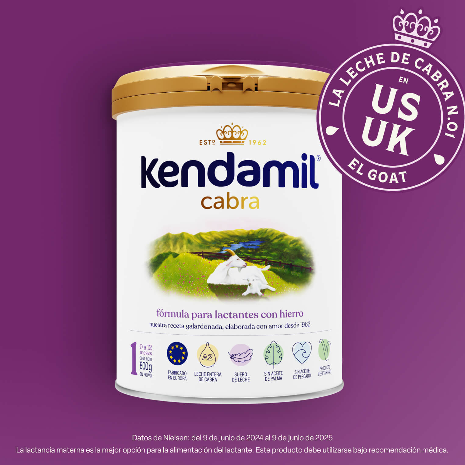 Formula Infantil Kendamil Cabra 0-12 meses